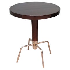 French Round Art Deco Side Table