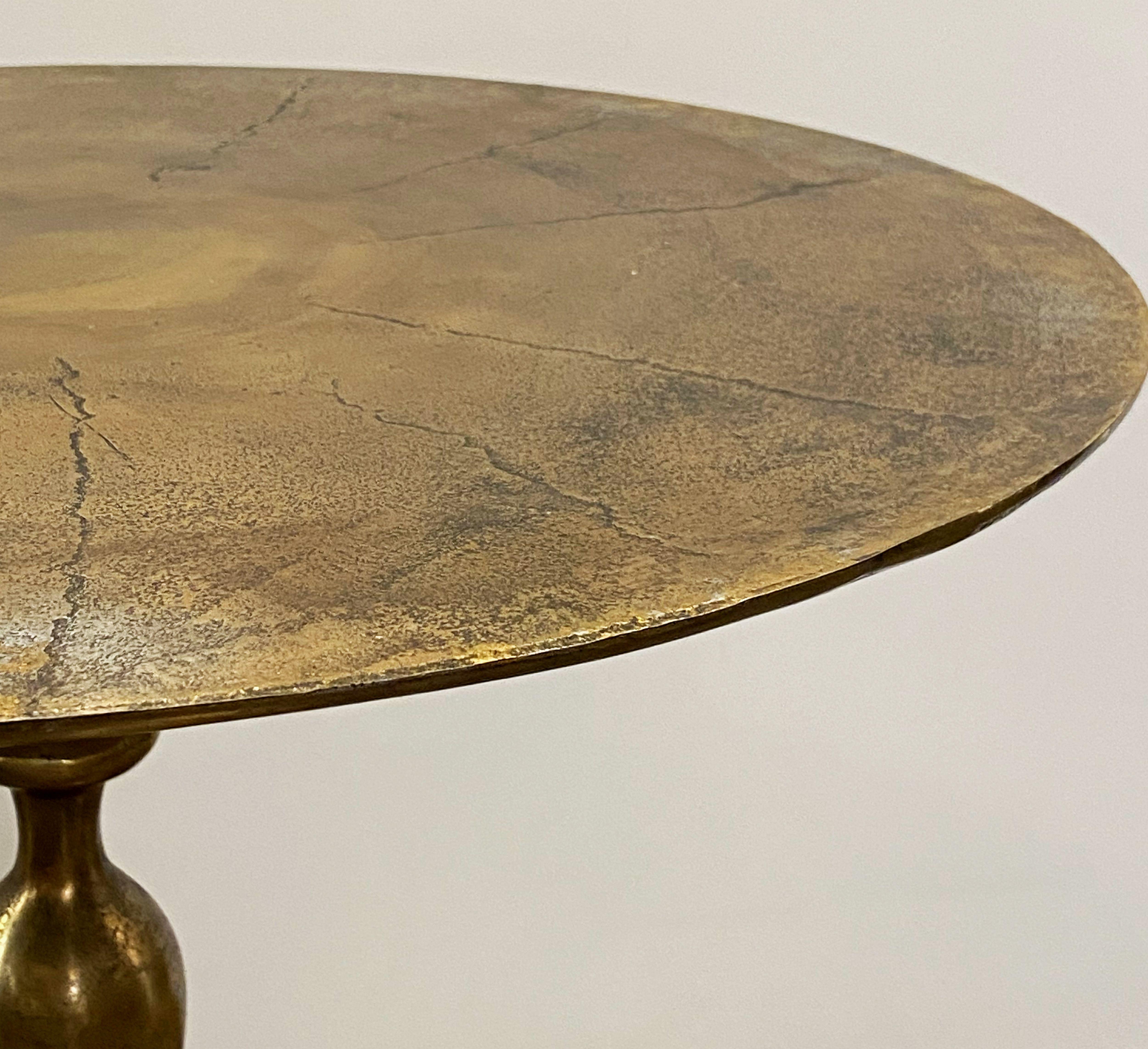 French Round Bistro or Club Occasional Table from the Ritz Hotel, Paris 7