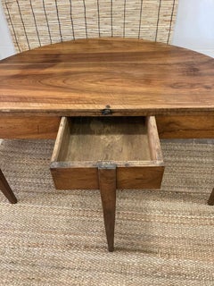 French Round Folding Console Table