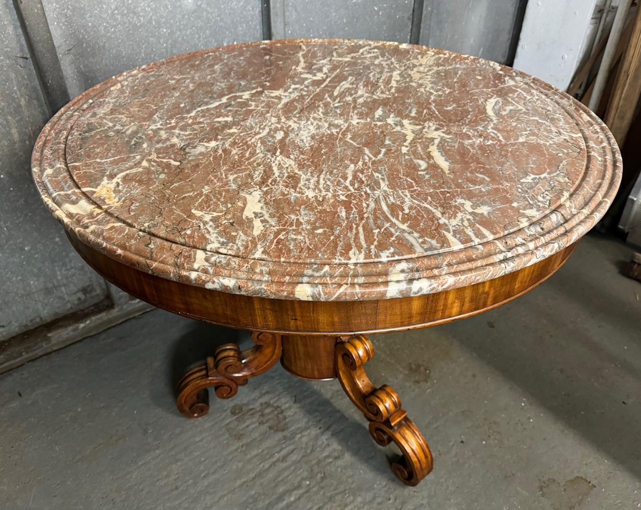 French Round Gueridon Centre Table For Sale 8