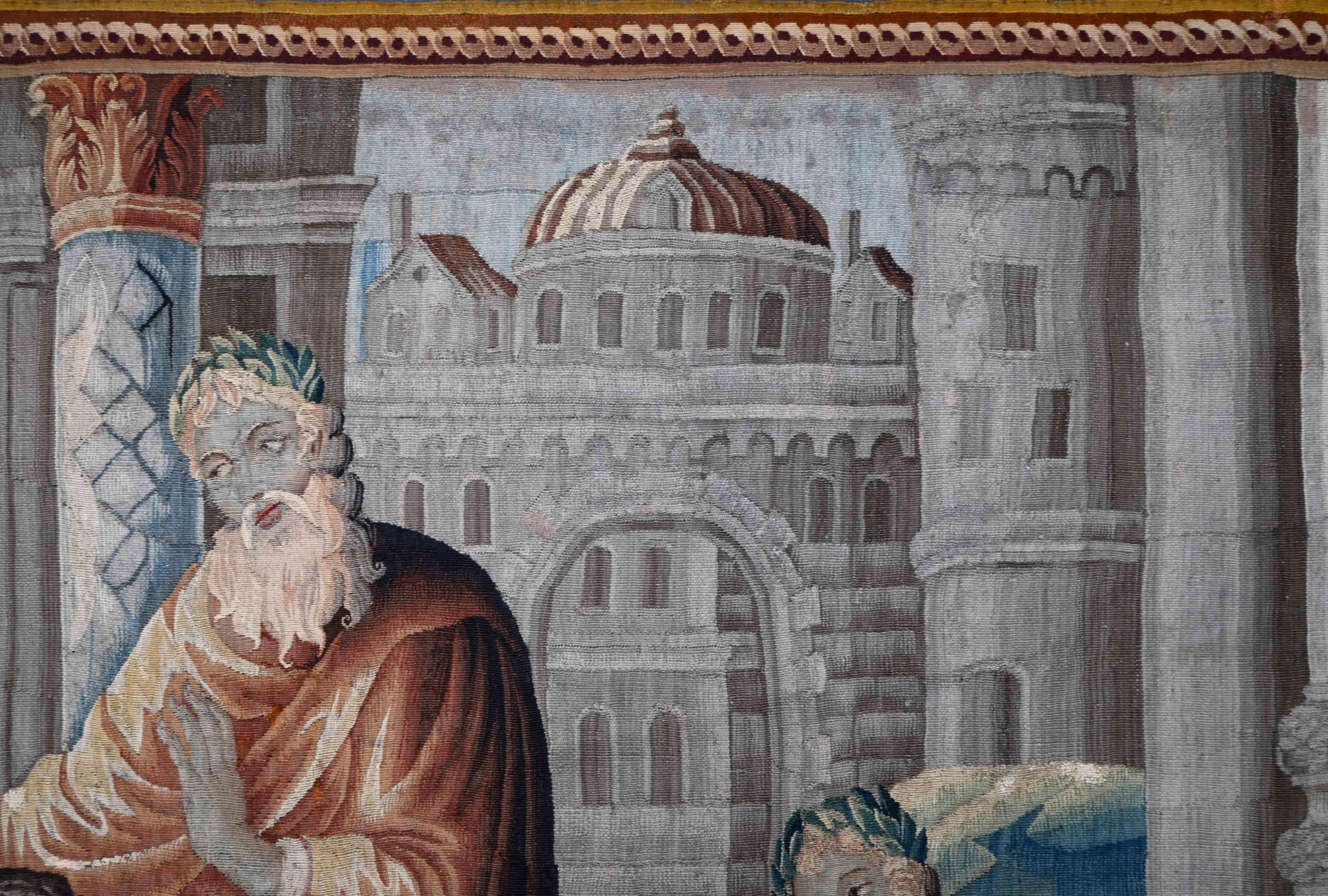 Französischer königlicher Aubusson-Wandteppich 18. Jahrhundert - Hommage an Psyche - N° 1613 im Angebot 5