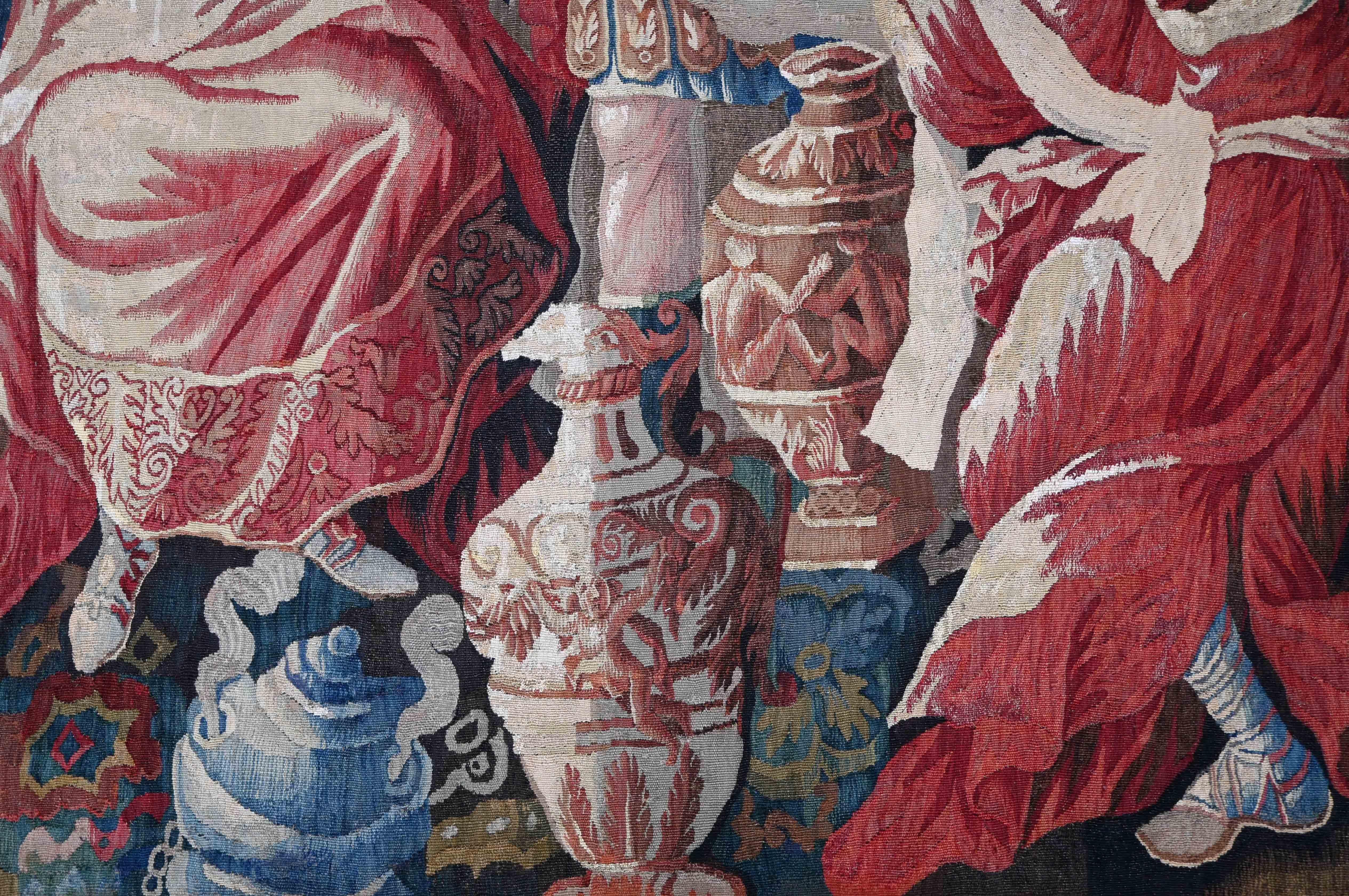 Französischer königlicher Aubusson-Wandteppich 18. Jahrhundert - Hommage an Psyche - N° 1613 im Angebot 6