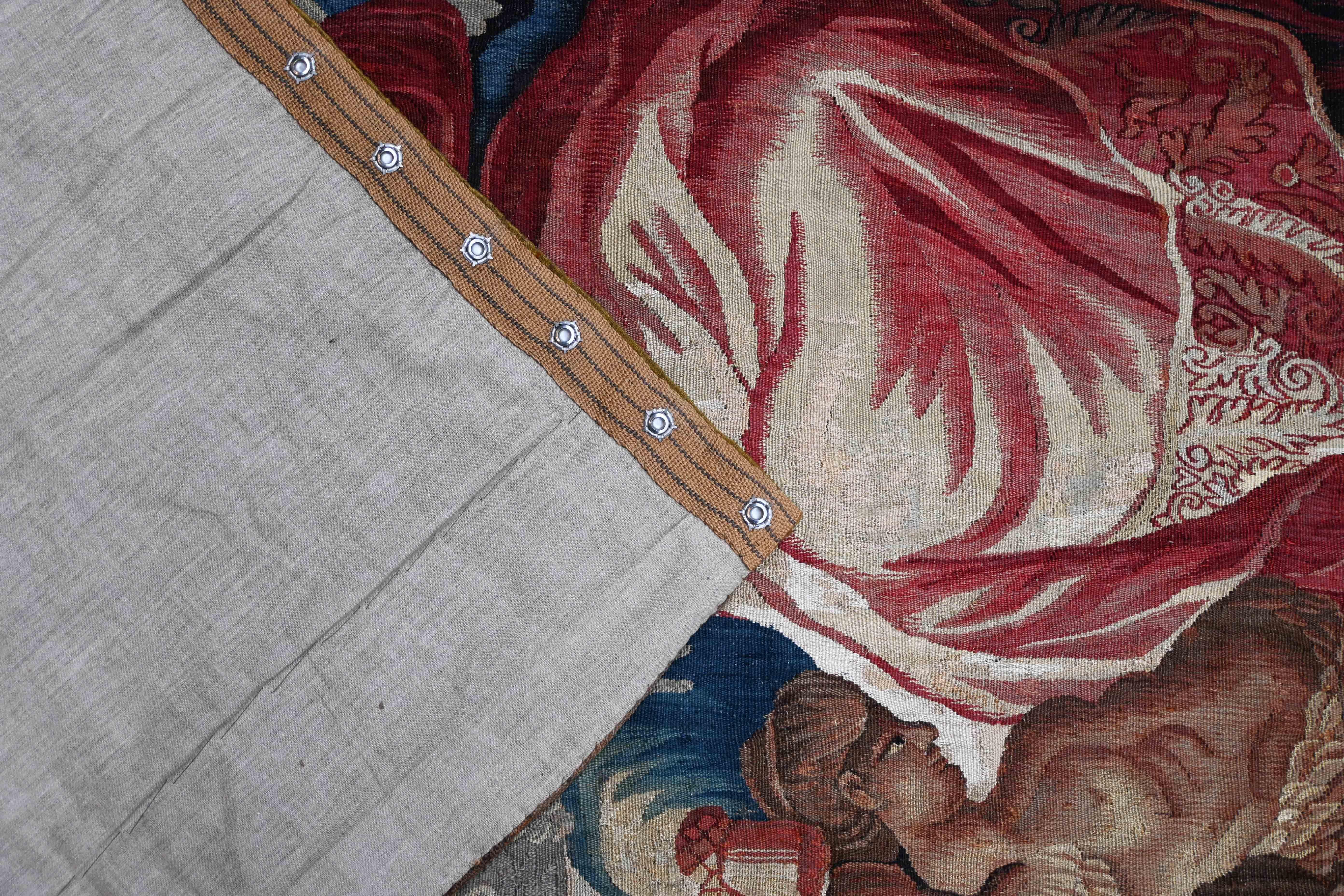 Französischer königlicher Aubusson-Wandteppich 18. Jahrhundert - Hommage an Psyche - N° 1613 im Angebot 8