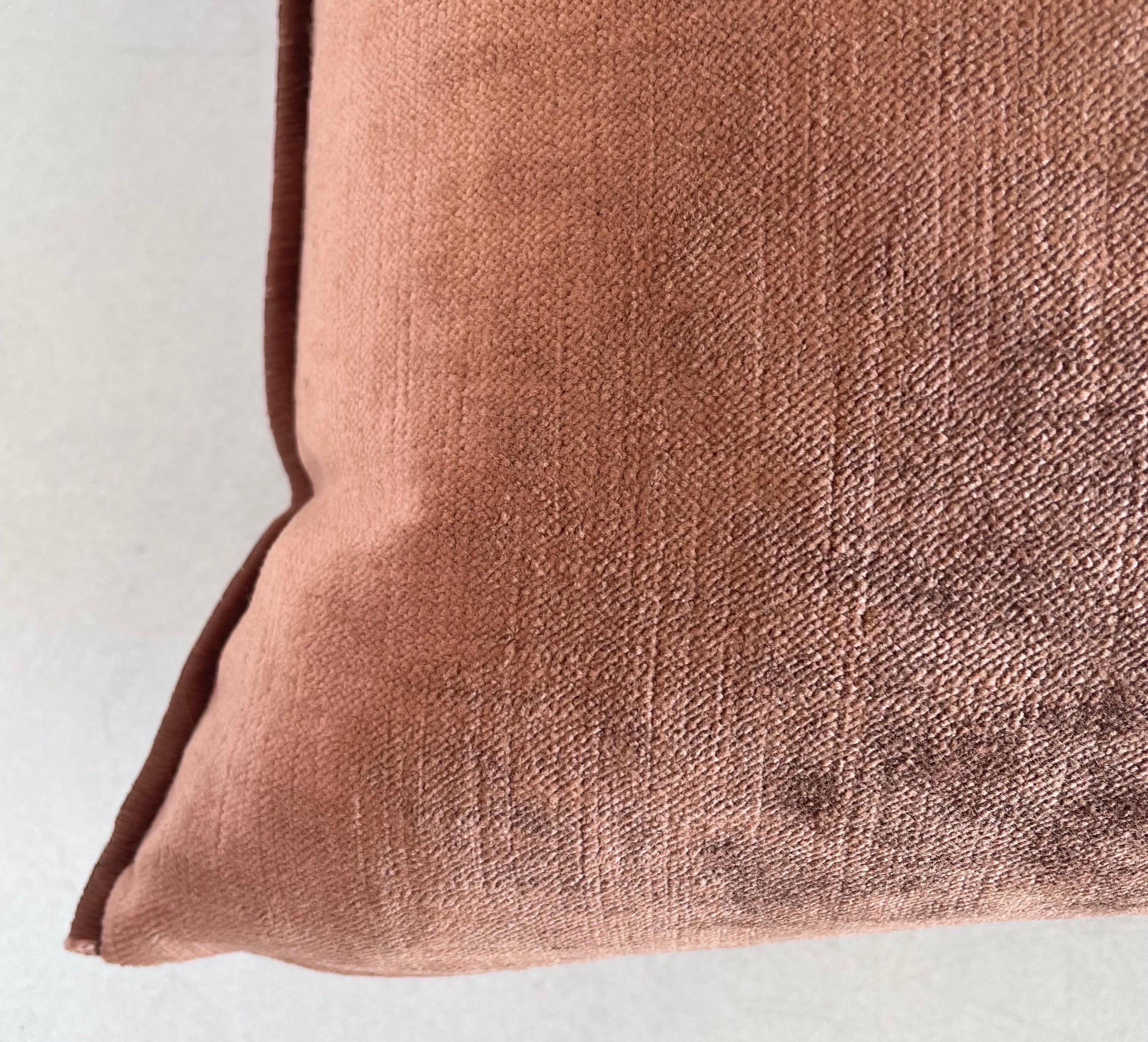 Contemporary French Royal Velvet Lumbar Pillow 