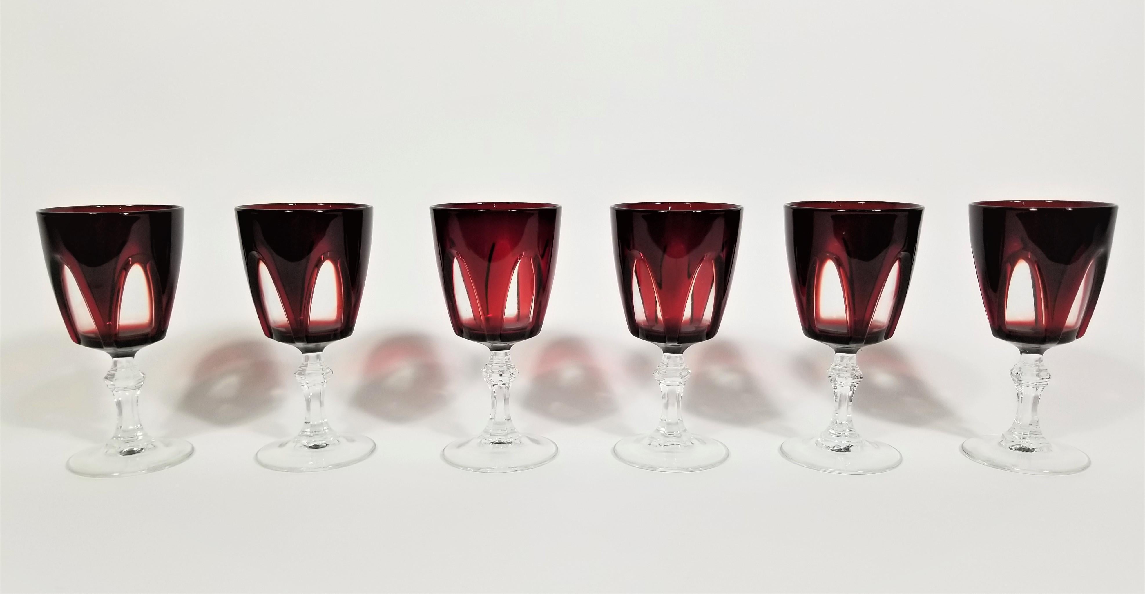 ruby red vintage glassware