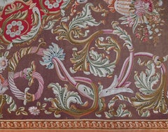 French Rug Aubusson Manufacture 19th century - Napoleon III style - No. 1429
