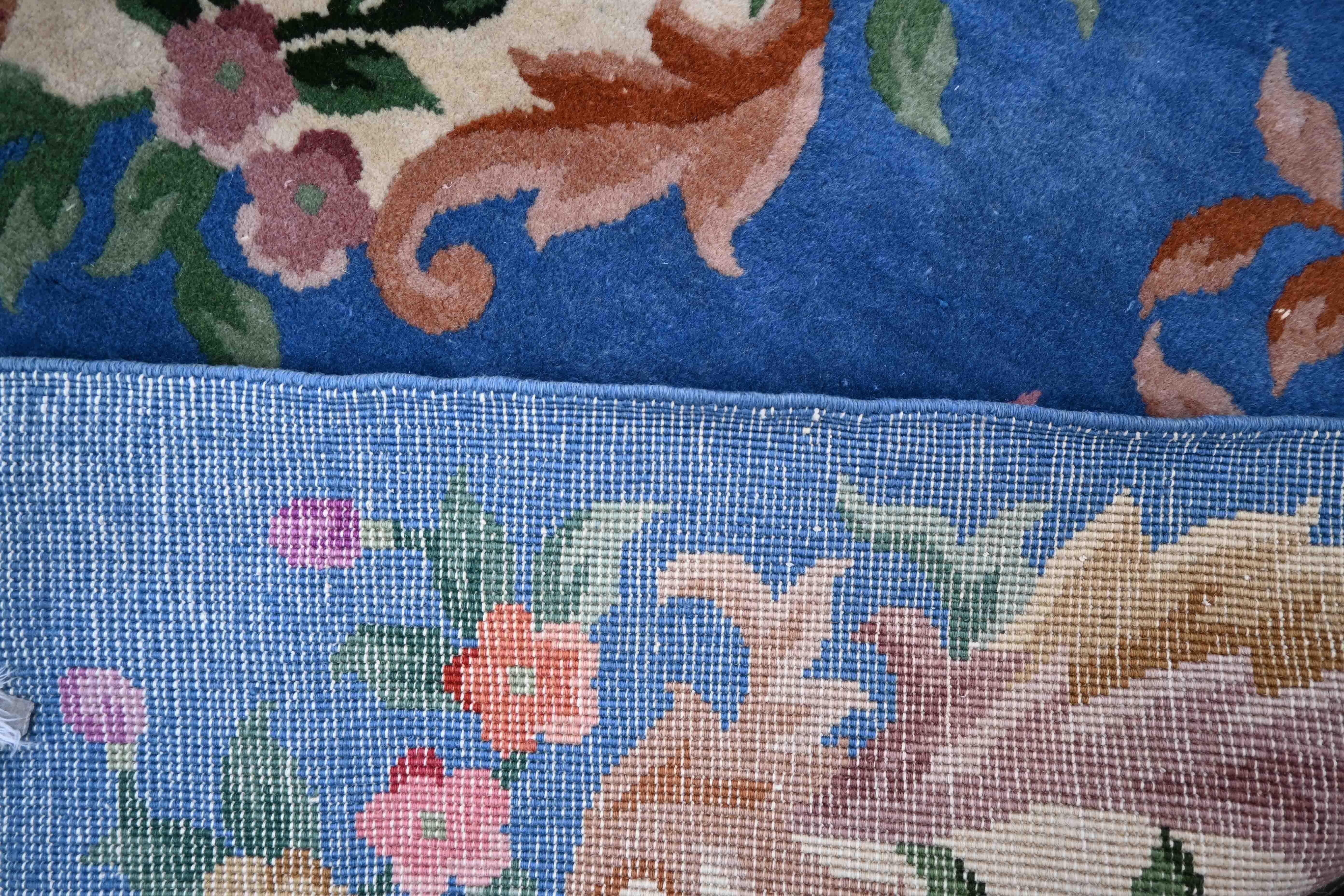 French Rug By Savonnerie Point , Circa 1940  200x136 , No. 1446 For Sale 1