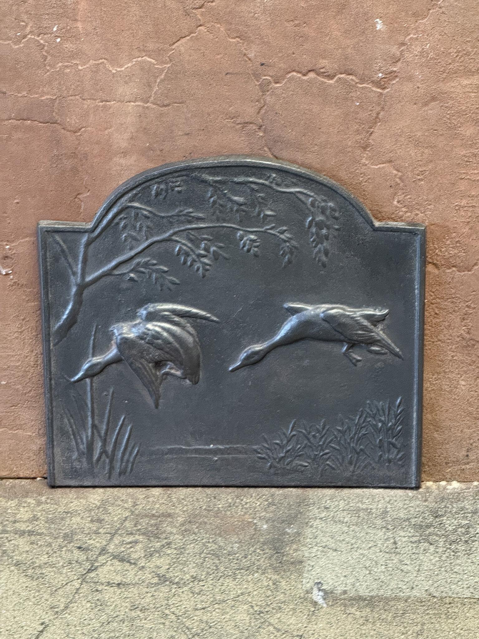 Plaque de cheminée / dosseret 