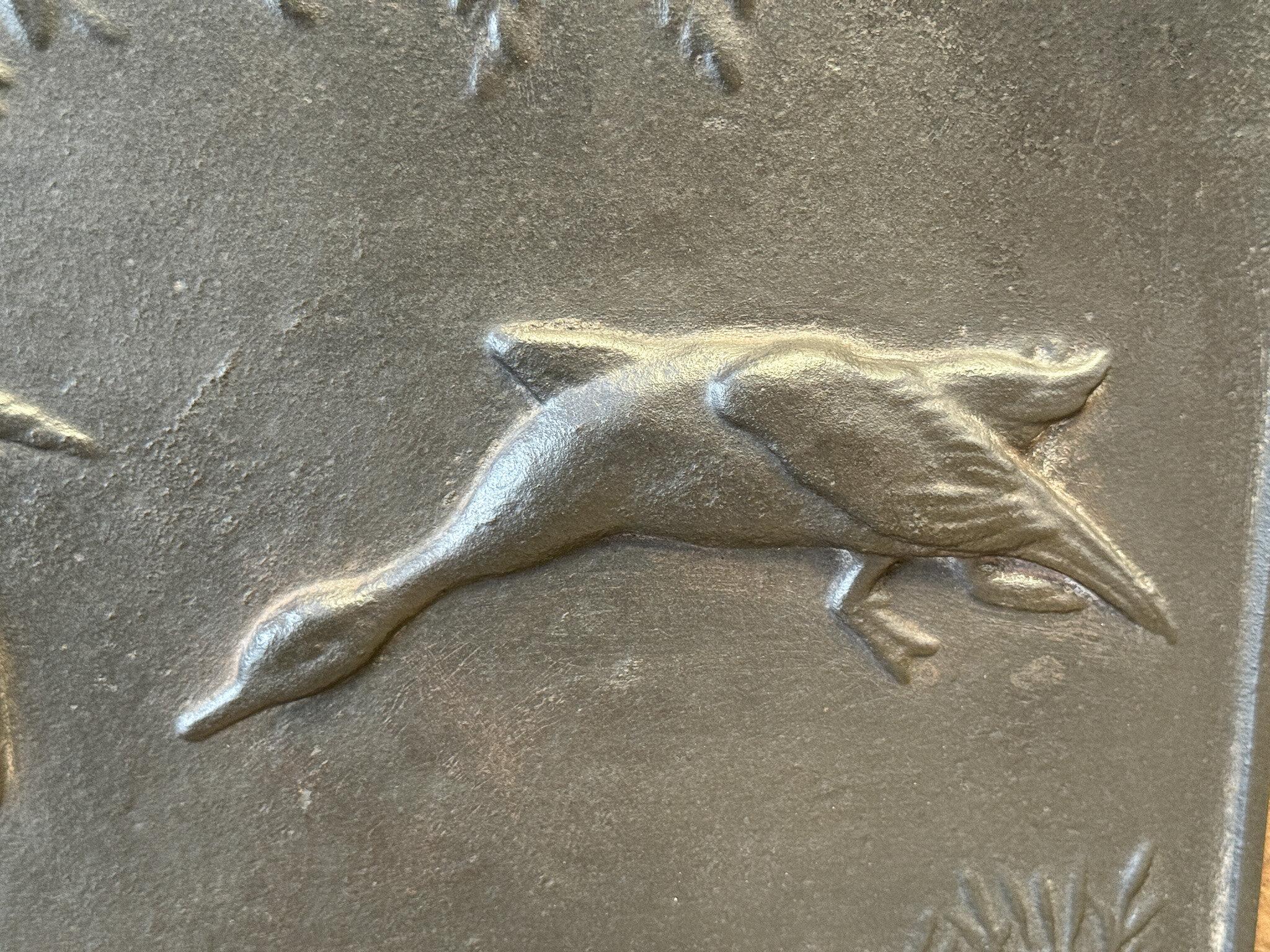 Plaque de cheminée / dosseret 