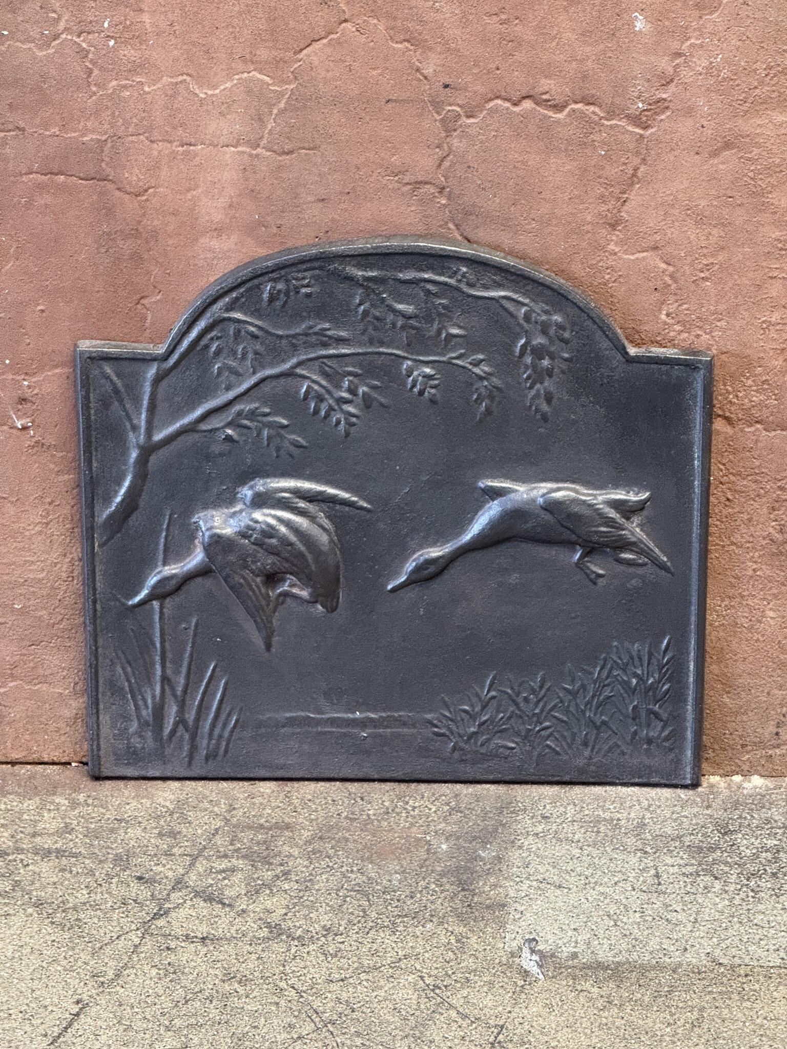 Français Plaque de cheminée / dosseret 