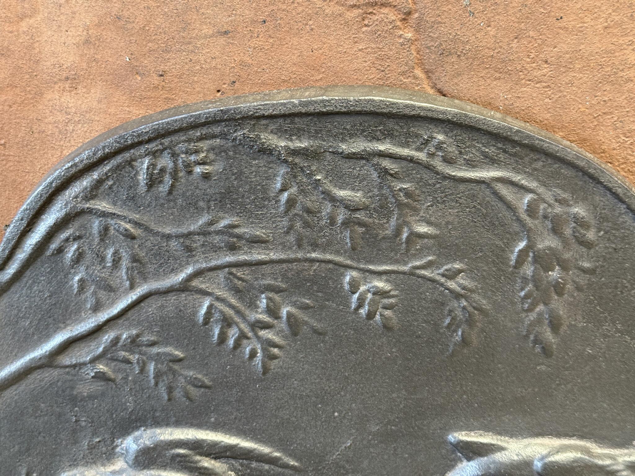 Plaque de cheminée / dosseret 
