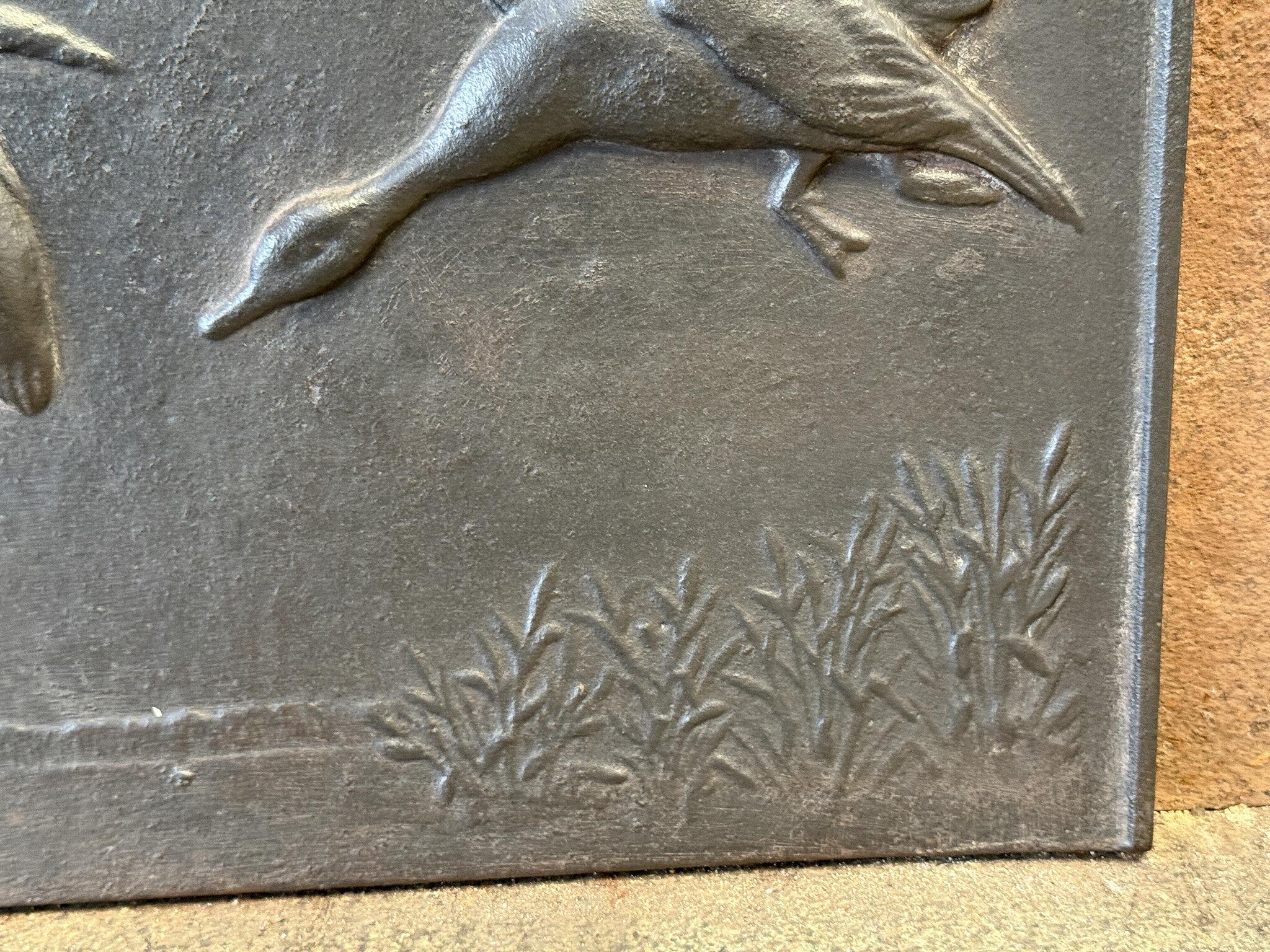 Plaque de cheminée / dosseret 