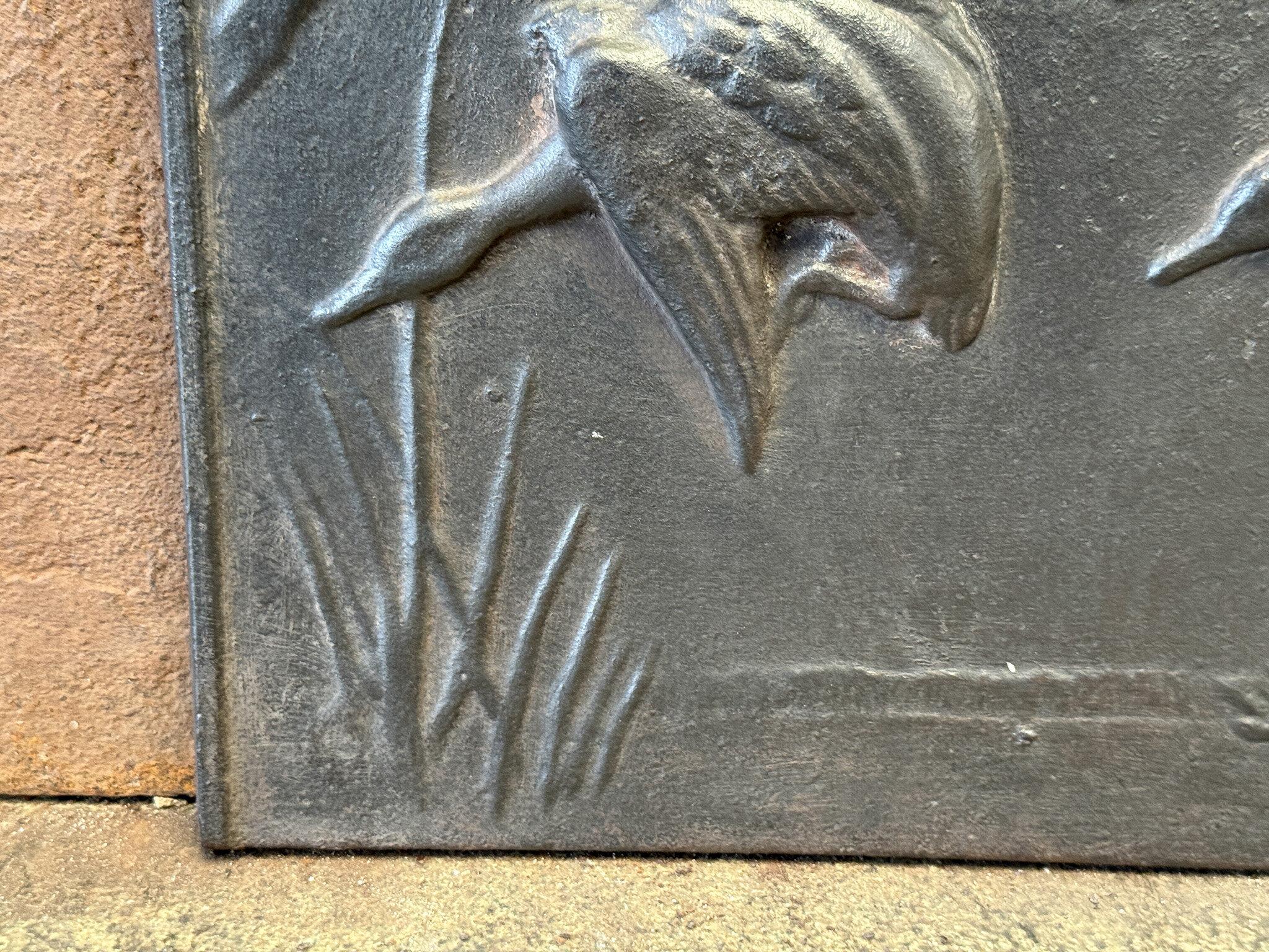 Plaque de cheminée / dosseret 