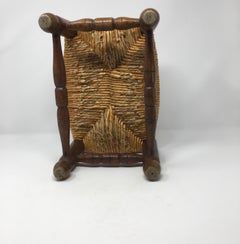 French Rush Seated Foot Rest