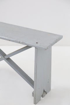 French Rustic Chic Wooden Benches