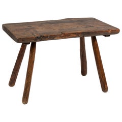 French Rustic Live Edge Console Table