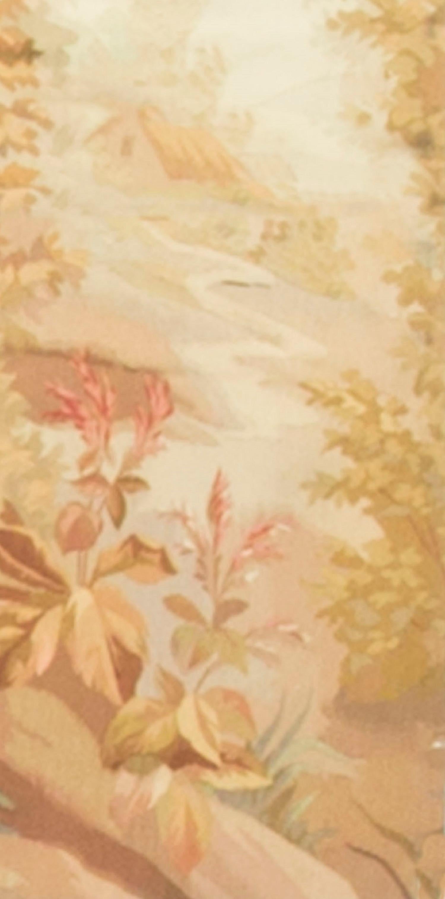 Rustikale französische Wandteppichplatte aus dem späten 19. Jahrhundert (Französisch) im Angebot
