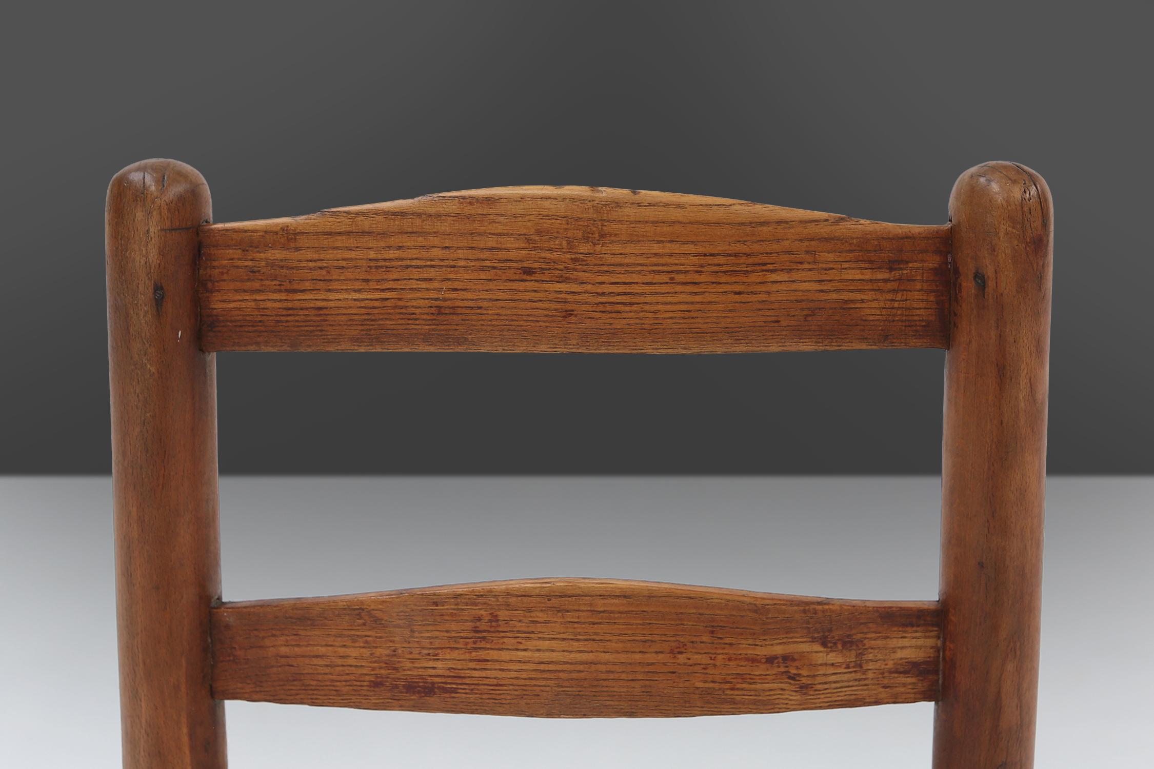 French rustic Wabi-Sabi chair 1850 For Sale 3