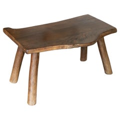 French Rustic Wood Coffee Table