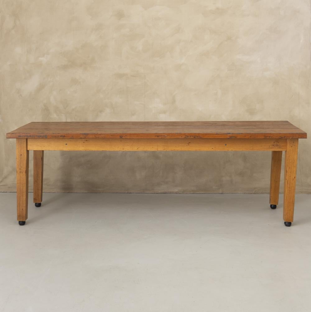 Bois Table de ferme rustique française en vente