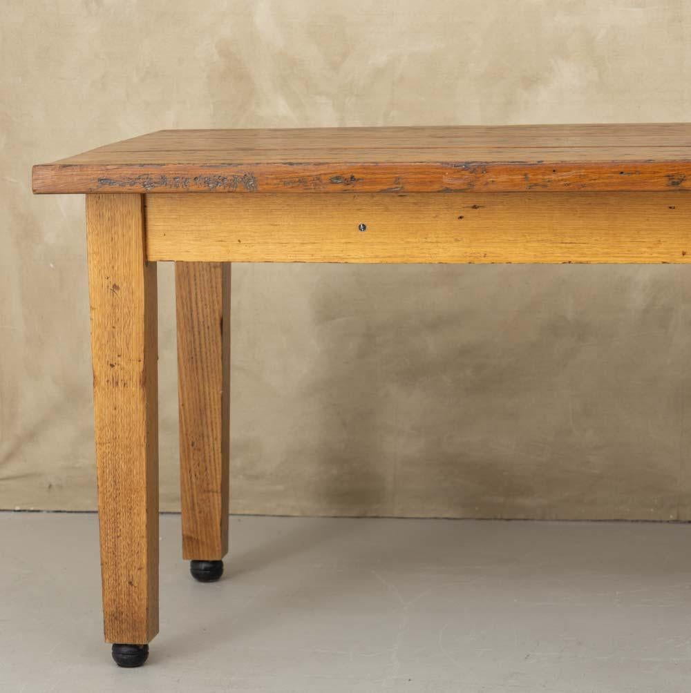 Table de ferme rustique française en vente 3