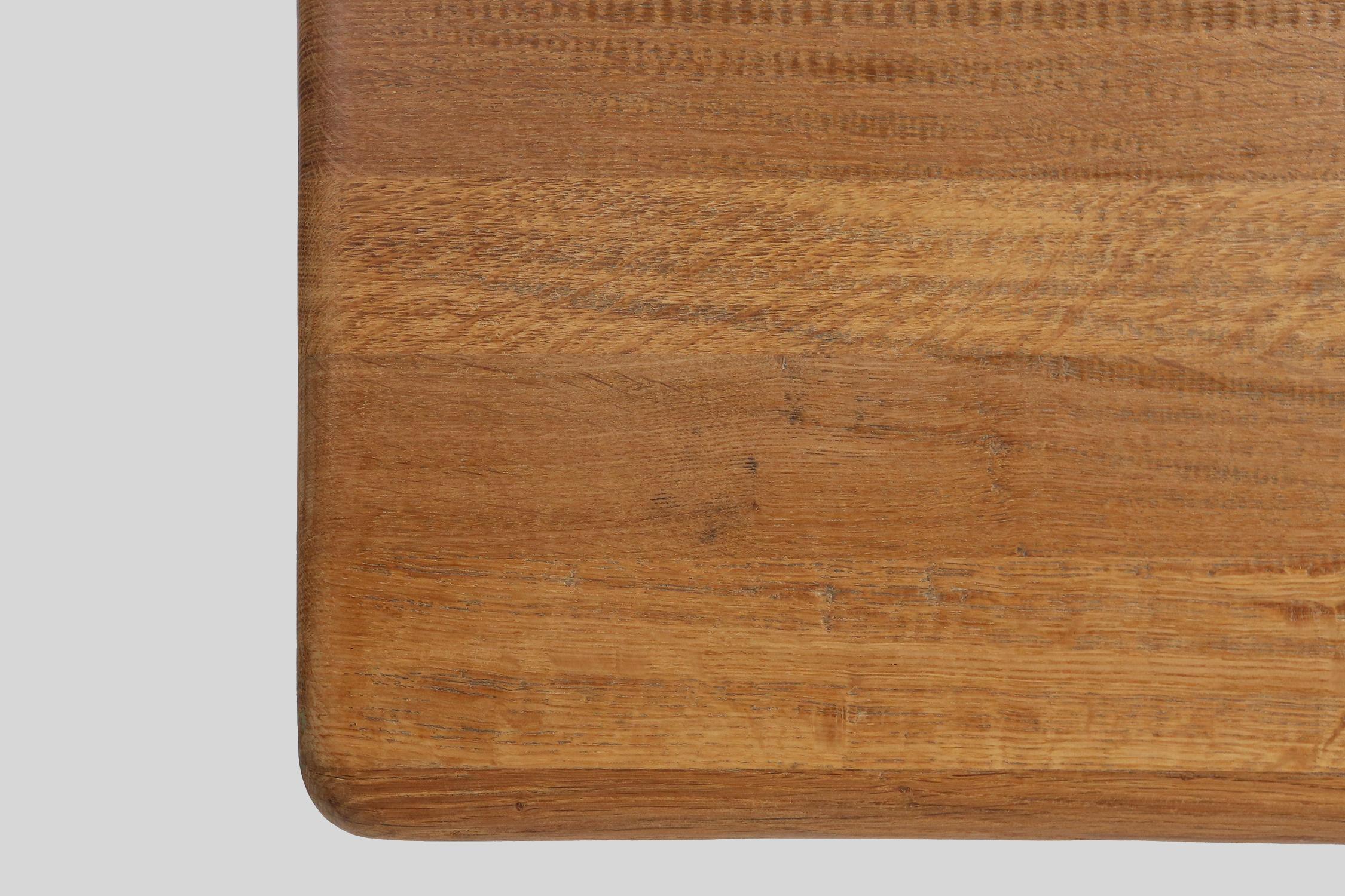 Rustikaler französischer Esstisch aus Holz, 1950er-Jahre im Angebot 4