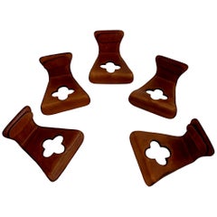 Retro French Saddle Leather Hooks