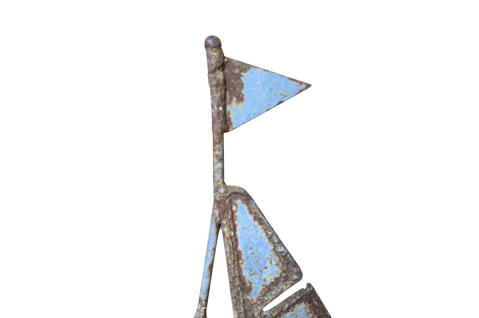 Sculpture de voilier français Bon état - En vente à Round Top, TX