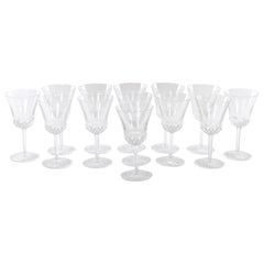 Französisches Saint Louis Kristall-Wasser-/Weinglas-Service / 13 Personen