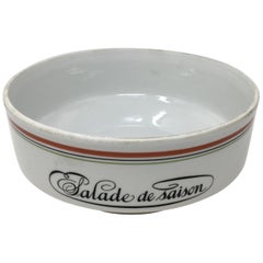 French "Salade de Saison" Bowl, Jacques Lobjoy