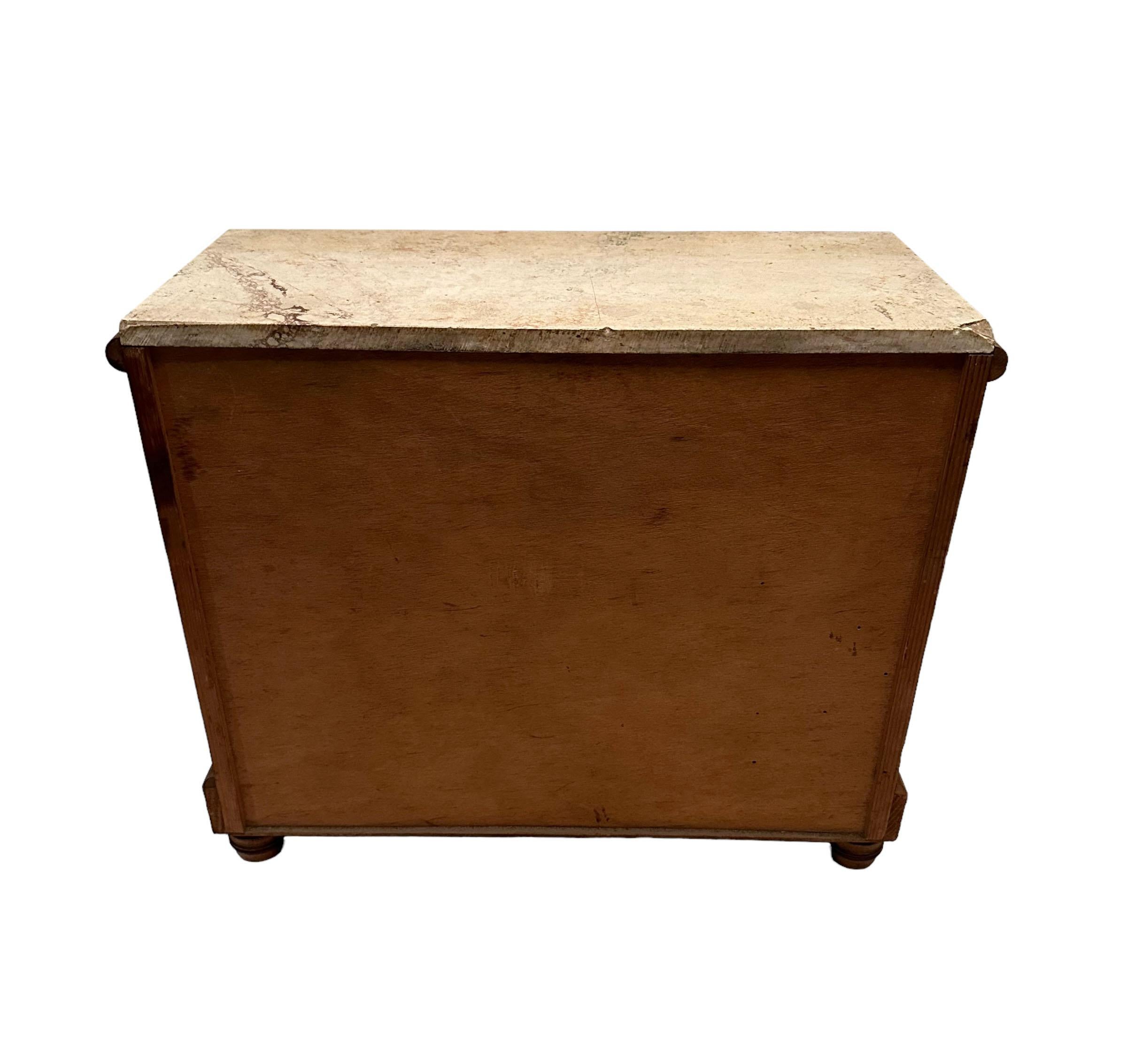 Early 20th Century French Salesman's Sample Of A Chest For Sale