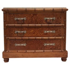 Antique French Salesman's Sample Of A Chest