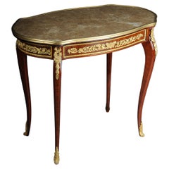 French Salon Side Table in Transition Style