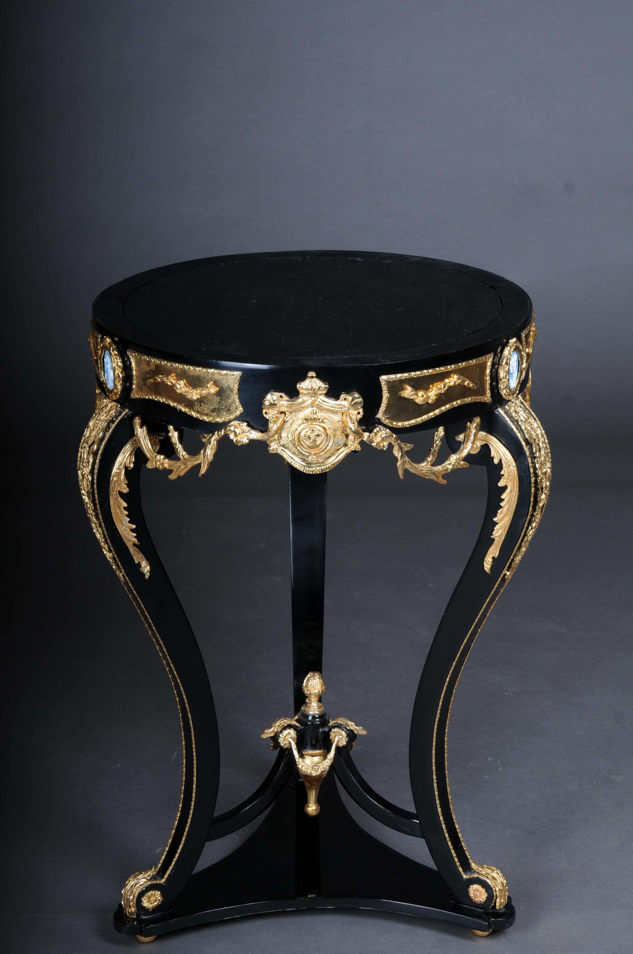 Gilt French Salon Side Table, Napoleon III For Sale
