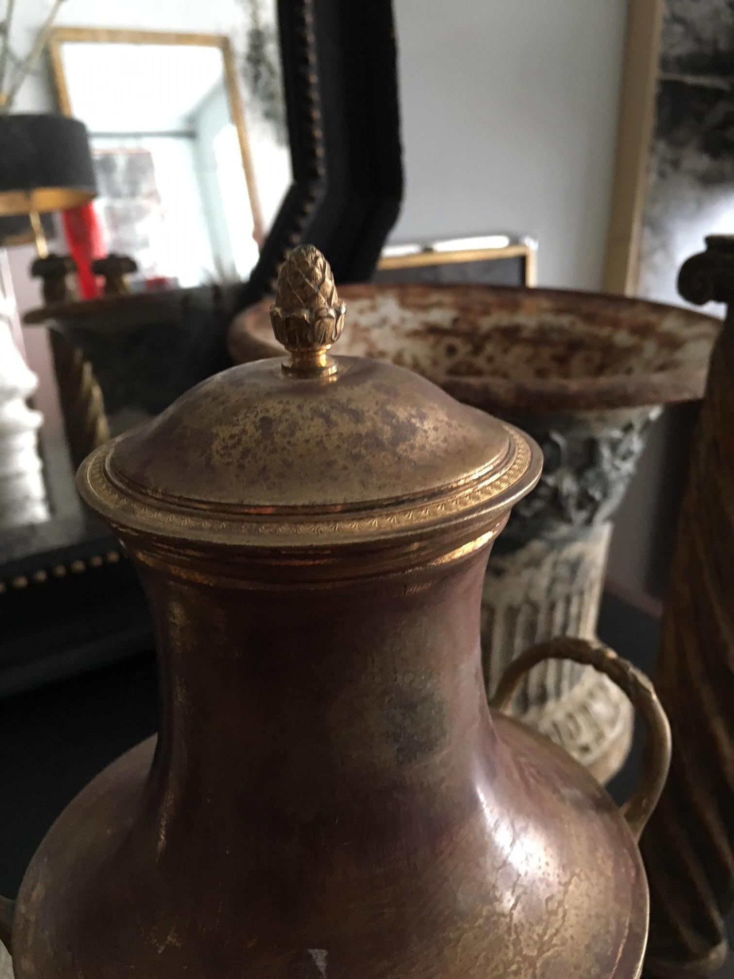 French Samovar-Coffee Urn Signed Georges Falkenberg In Good Condition In Madrid, ES