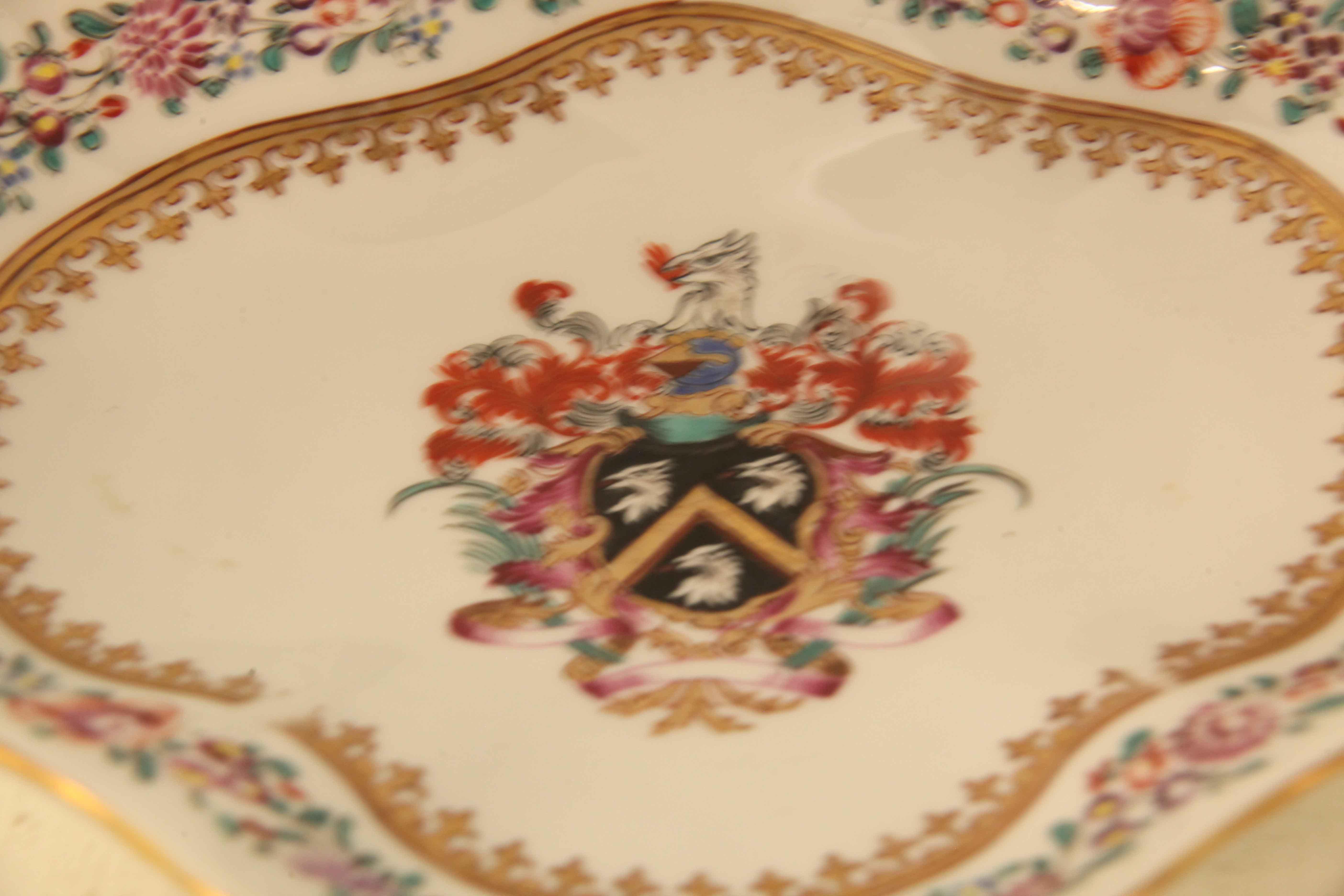 French Samson Armorial Shrimp Dish For Sale 1