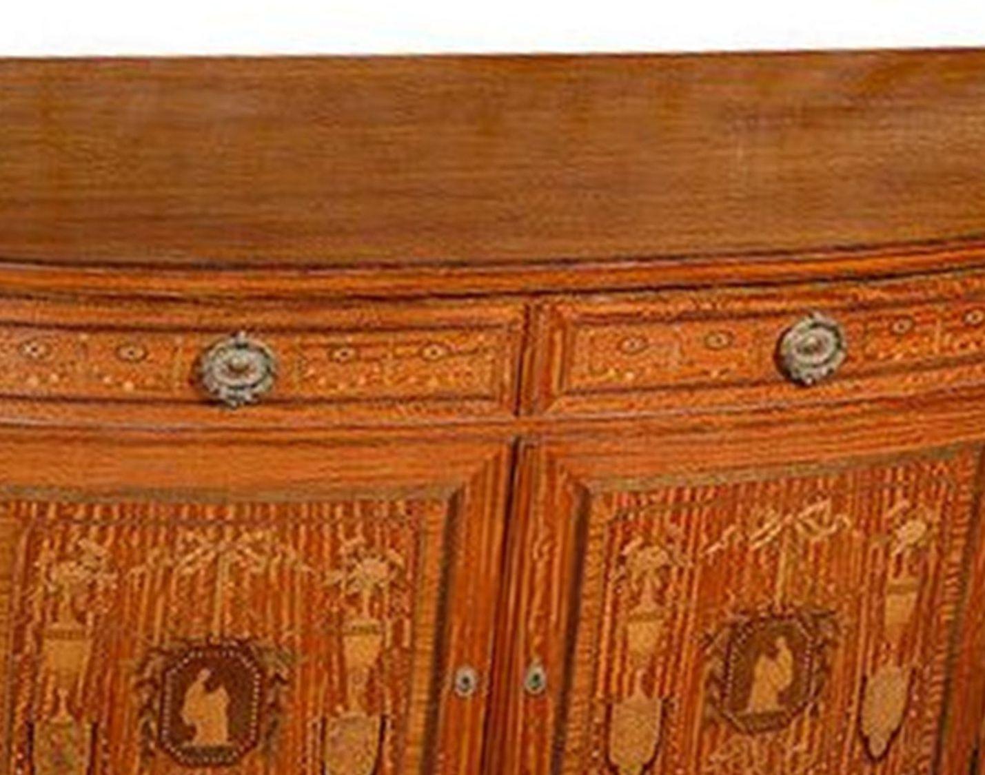 French Satinwood and Marquetry Sideboard For Sale 3