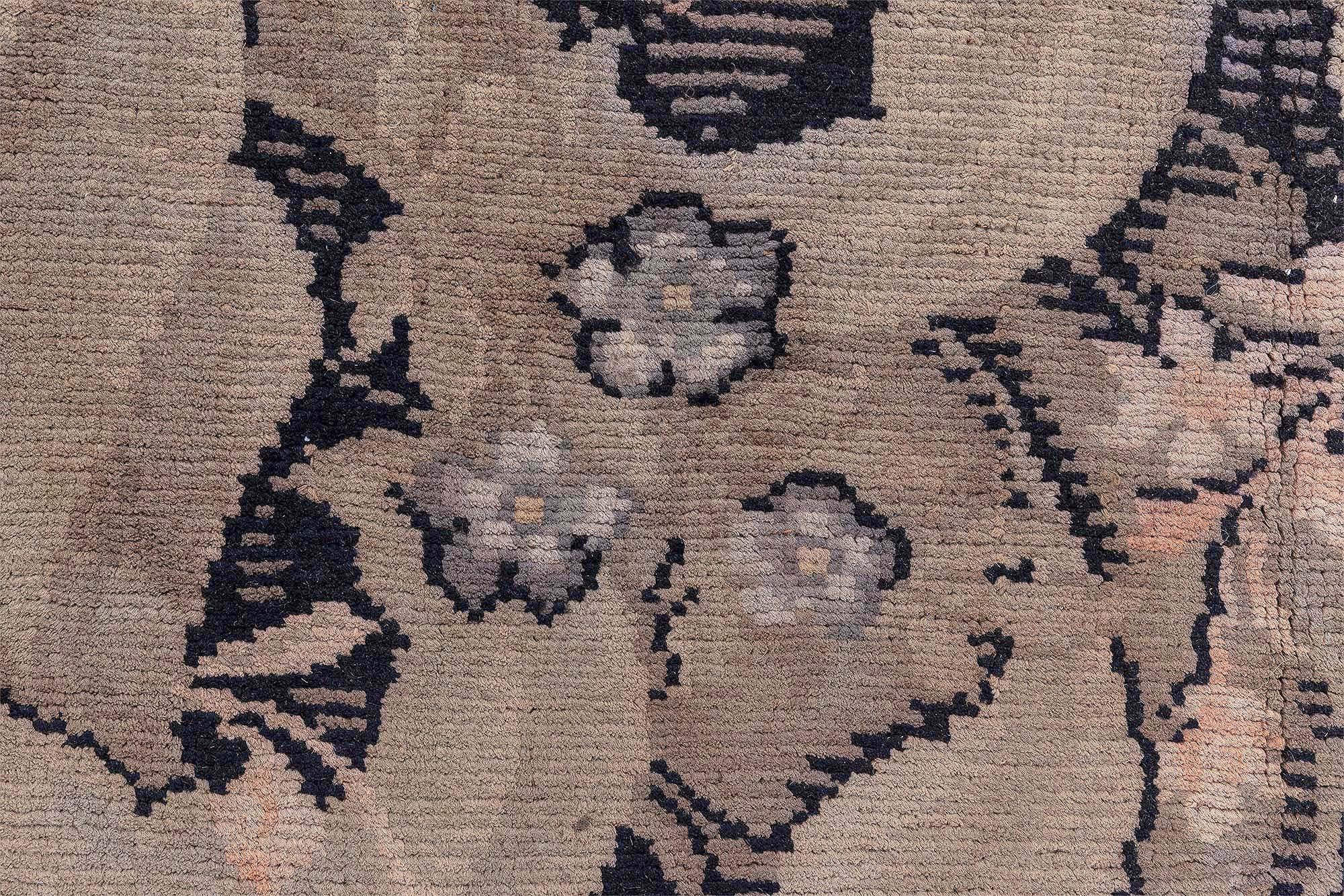Hand-Knotted French Savonnerie (Size Adjusted) Doris Leslie Blau For Sale