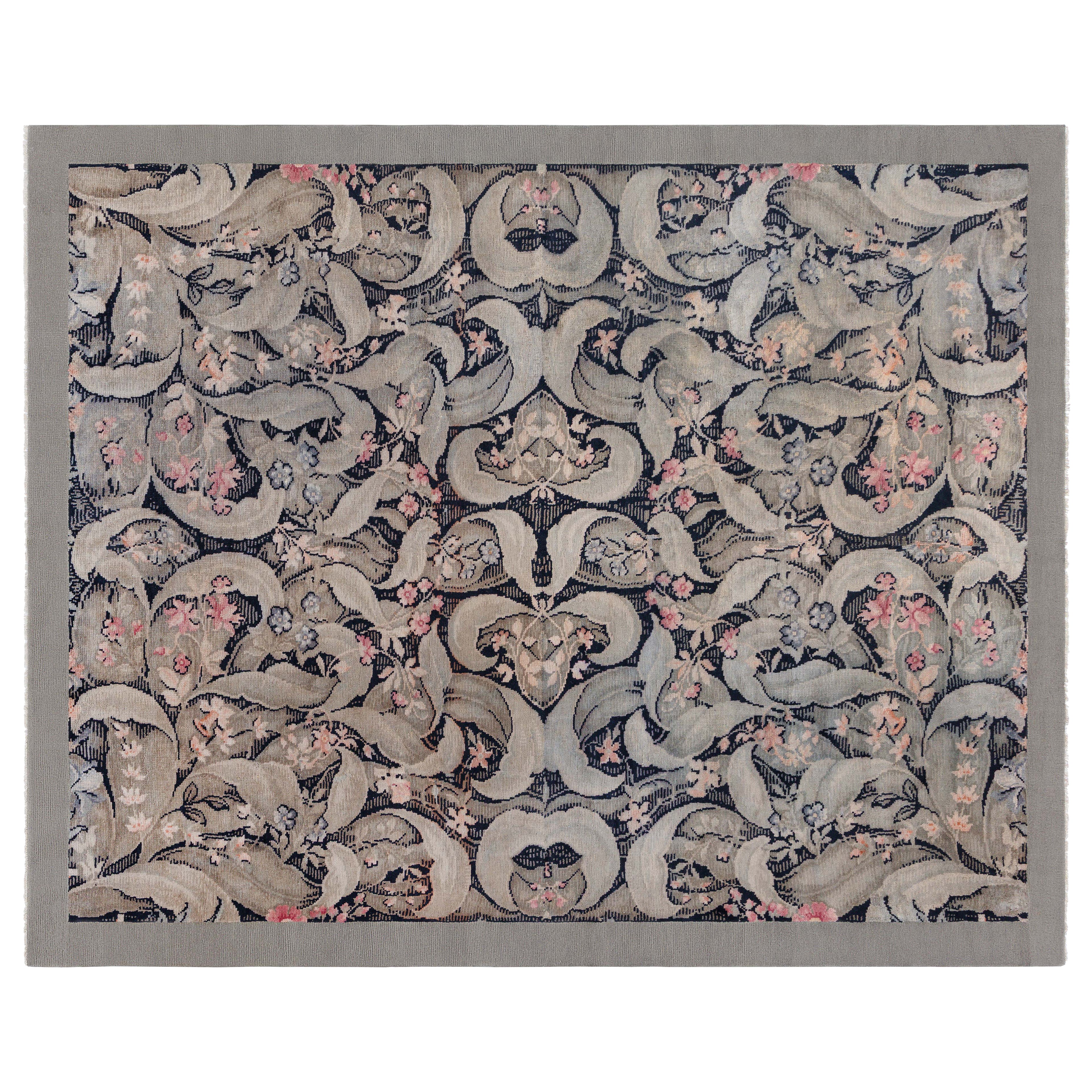 Savonnerie française (taille ajustée) Doris Leslie Blau en vente