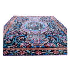 French Savonnerie Style Wool Carpet