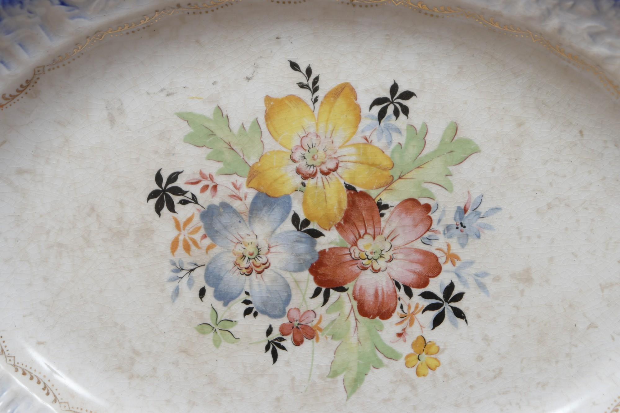 Americano French Saxon China Co. Piatto piccolo in ceramica in vendita