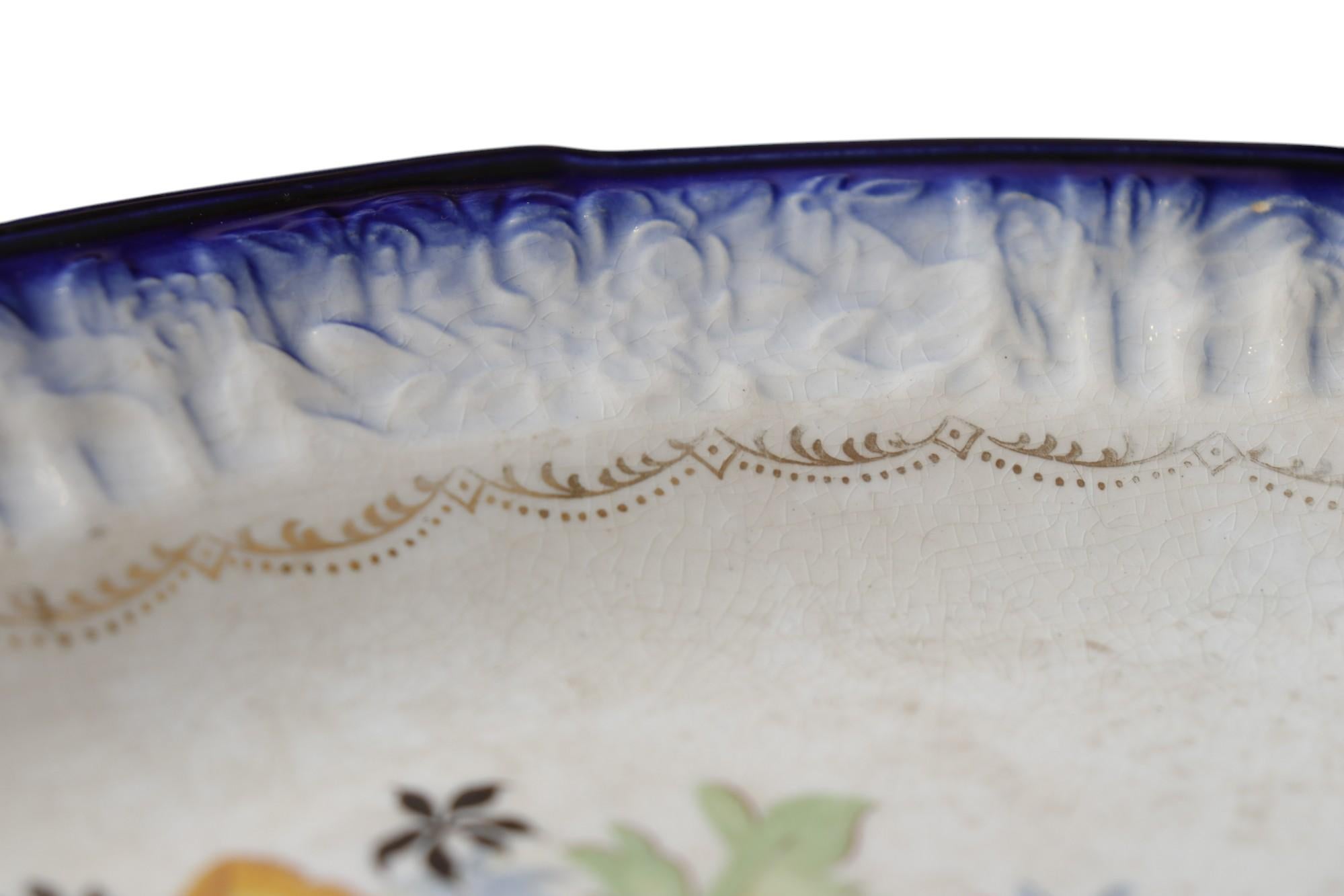 Ceramica French Saxon China Co. Piatto piccolo in ceramica in vendita