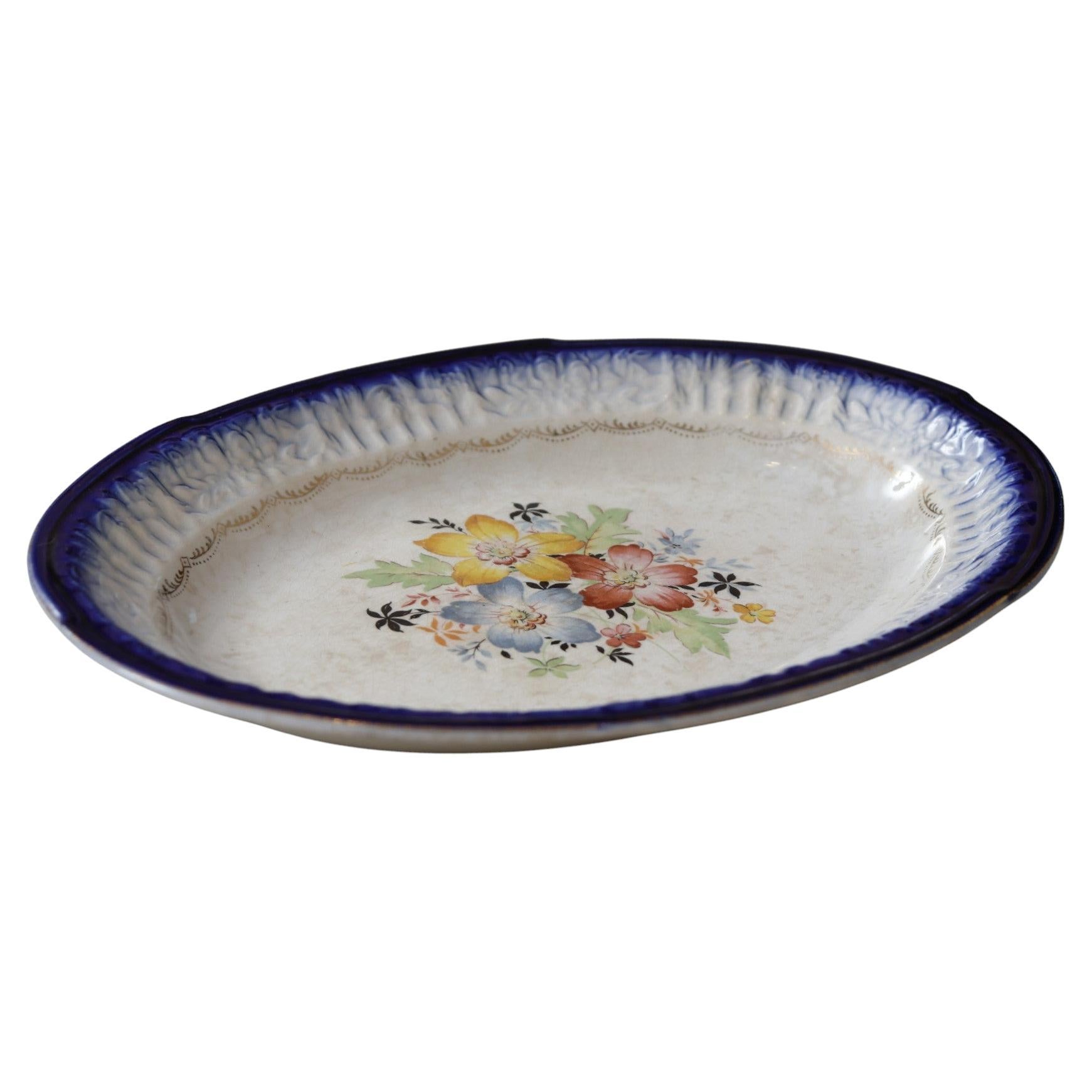 French Saxon China Co. Piatto piccolo in ceramica in vendita