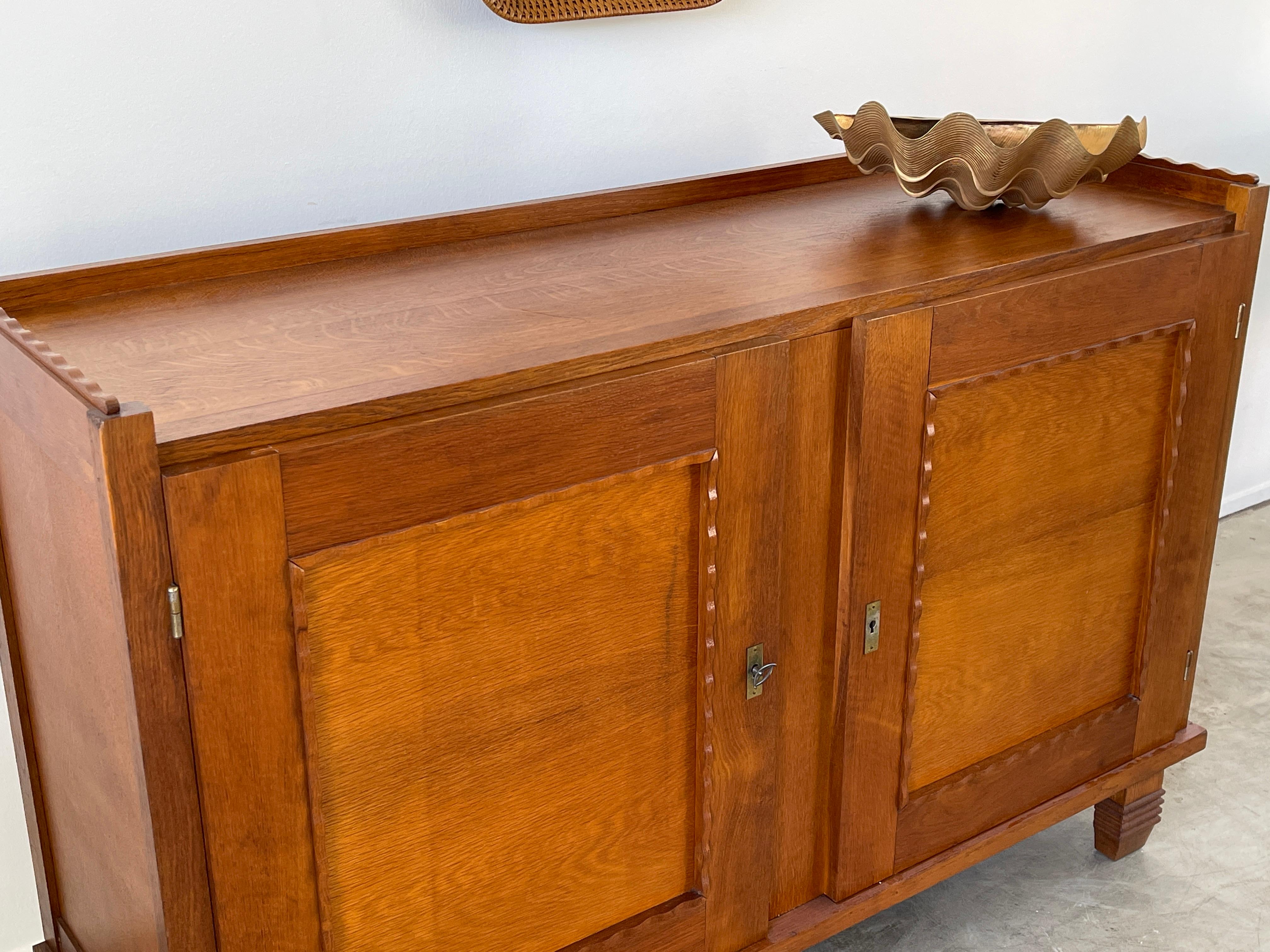 French Scalloped Cabinet 5