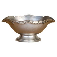 French Scalloped Silver Bowl