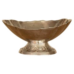French Scalloped Silver Bowl