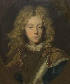 Antique French Oil Portrait of a Young Nobleman/ Prince