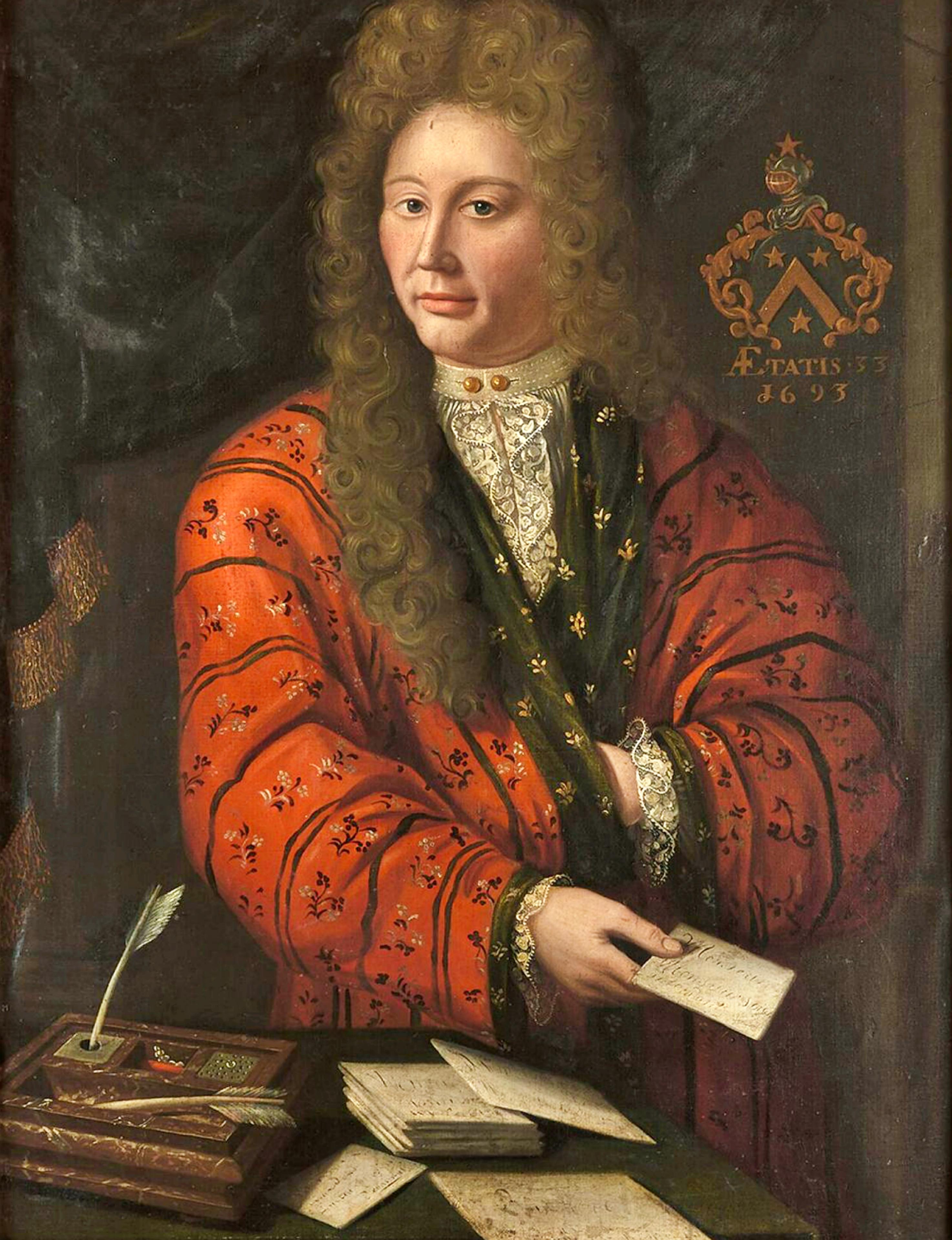 Baroque French School, 17th Century Portrait of a Man (Monsieur Voigh)