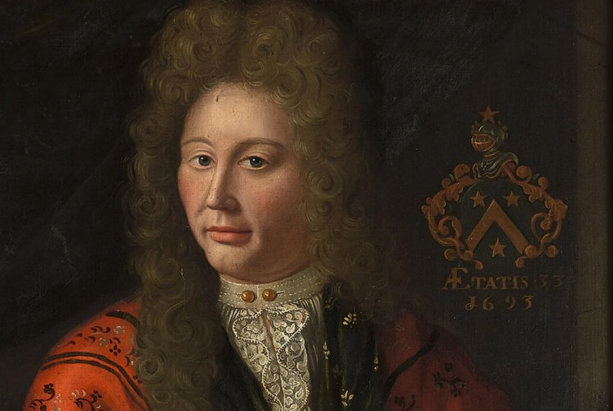 French School, 17th Century Portrait of a Man (Monsieur Voigh) In Good Condition In Madrid, ES