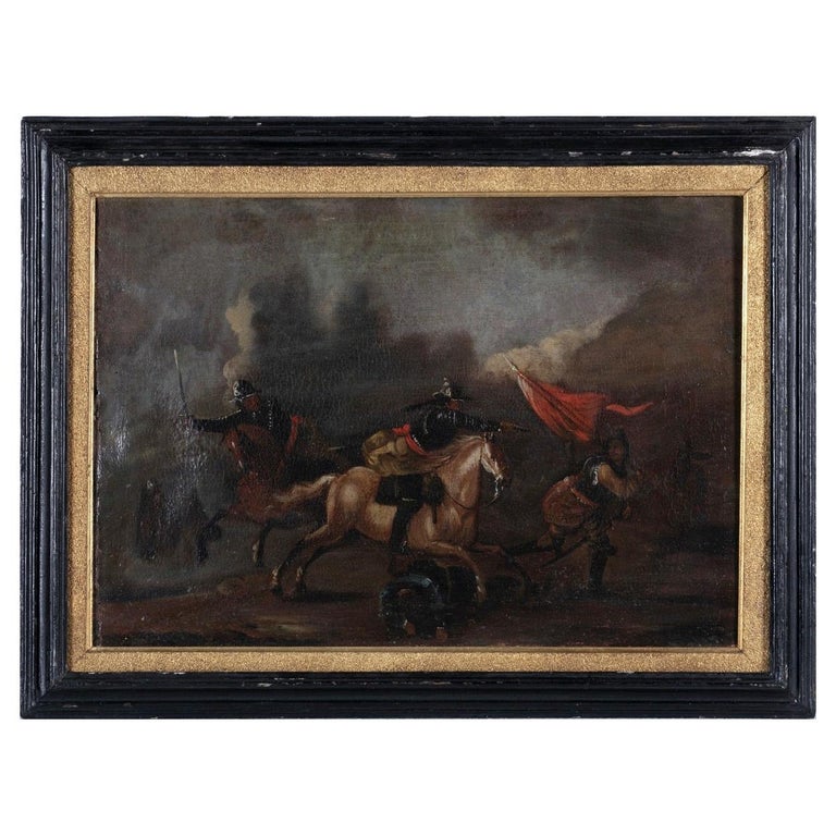 French School 18th Century "Battle" For Sale